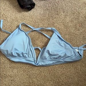 Blue Bikini Top